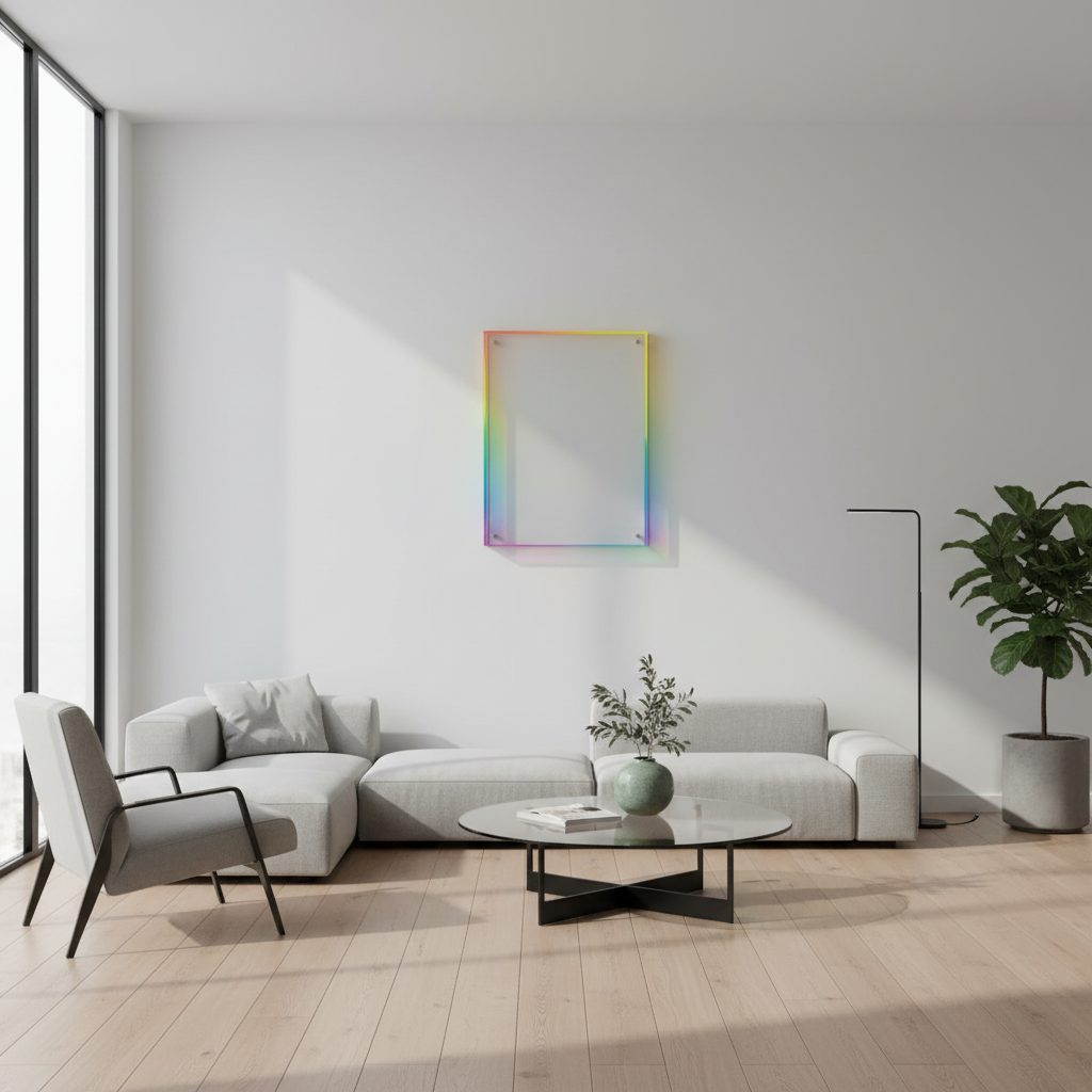 PrismFrame | Colorful Acrylic Photo Frame with Floating Effect