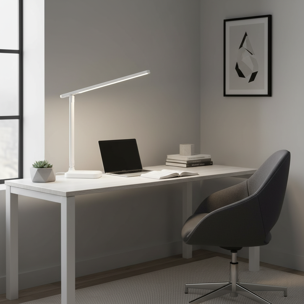 Foldable LED Desk Lamp | Rechargeable Touch Control Night Light