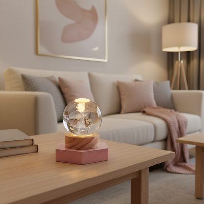 LumiOrb | 3D Crystal Ball Night Light