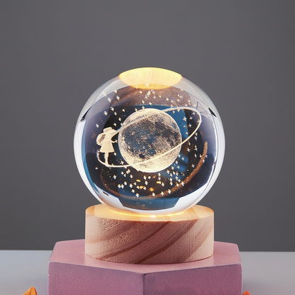 LumiOrb | 3D Crystal Ball Night Light