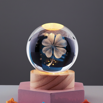 LumiOrb | 3D Crystal Ball Night Light