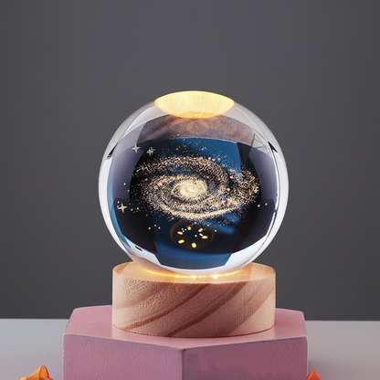 LumiOrb | 3D Crystal Ball Night Light
