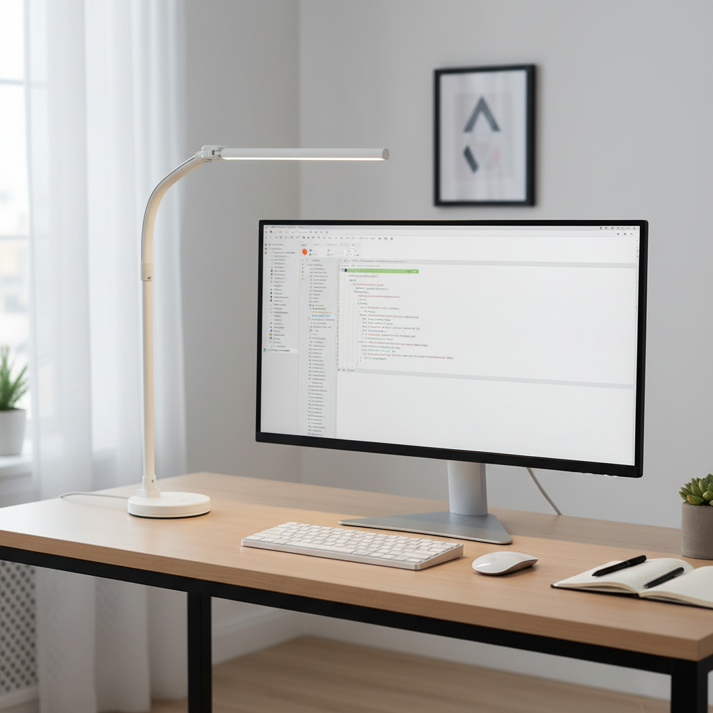 360° LED Desk Lamp | Adjustable Clamp Light