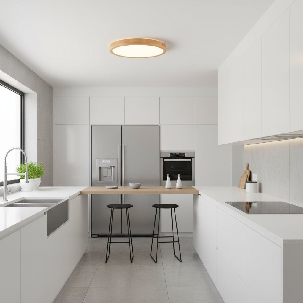 Elegant Round LED Flush Mount Ceiling Light | Home Lighting