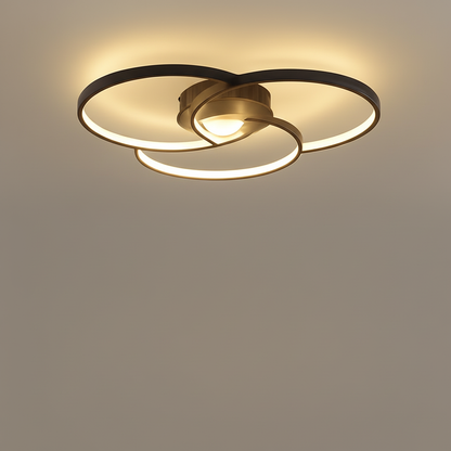 Bwart Three-Circle Rosette | Flush Mount Ceiling Light
