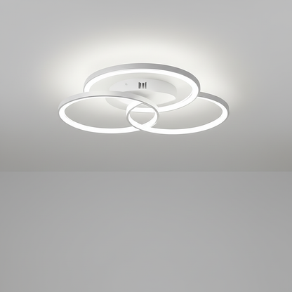 Bwart Three-Circle Rosette | Flush Mount Ceiling Light