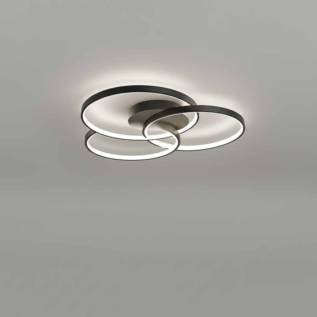 Bwart Three-Circle Rosette | Flush Mount Ceiling Light