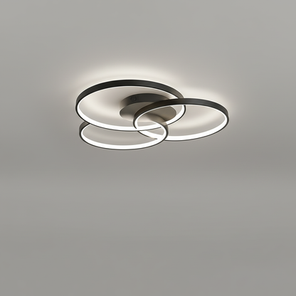 Bwart Three-Circle Rosette | Flush Mount Ceiling Light