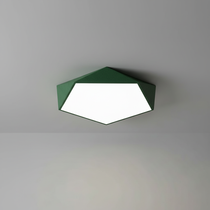 Geometric LED Flush Mount Ceiling Light | Modern Lighting Fixture