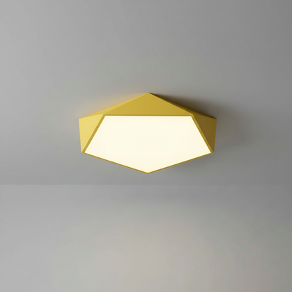 Geometric LED Flush Mount Ceiling Light | Modern Lighting Fixture