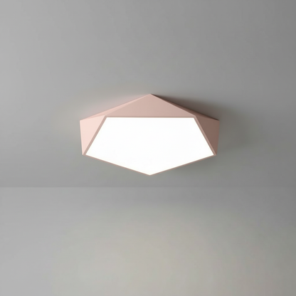 Geometric LED Flush Mount Ceiling Light | Modern Lighting Fixture