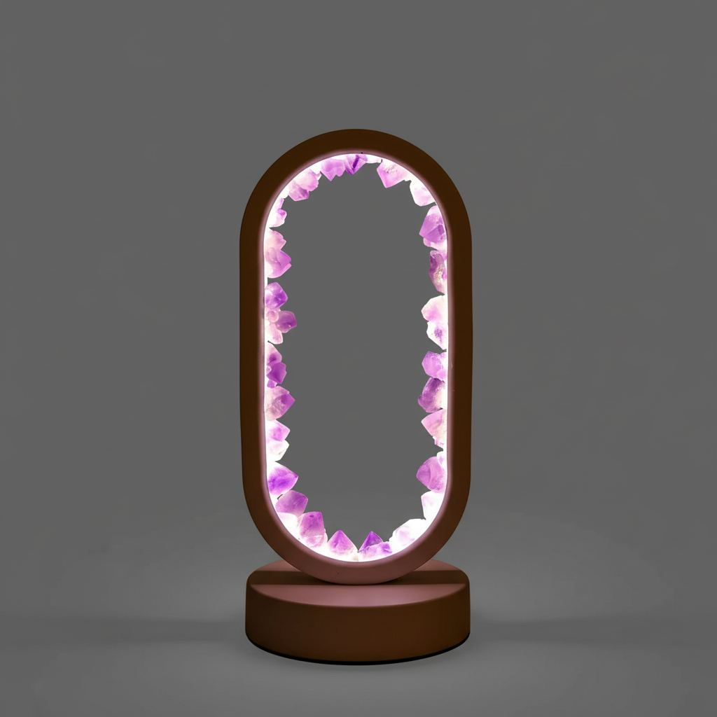 Amethyst Serenity Lamp | Natural Calming Light