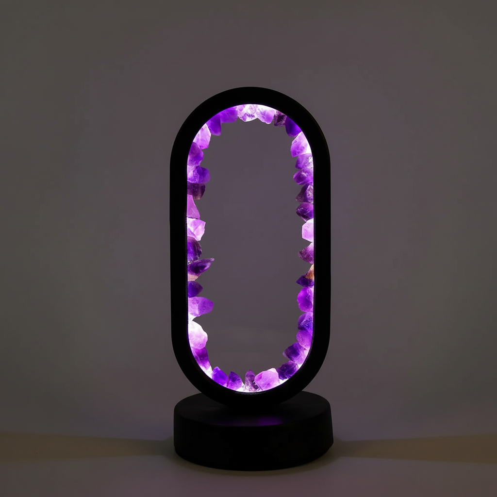 Amethyst Serenity Lamp | Natural Calming Light