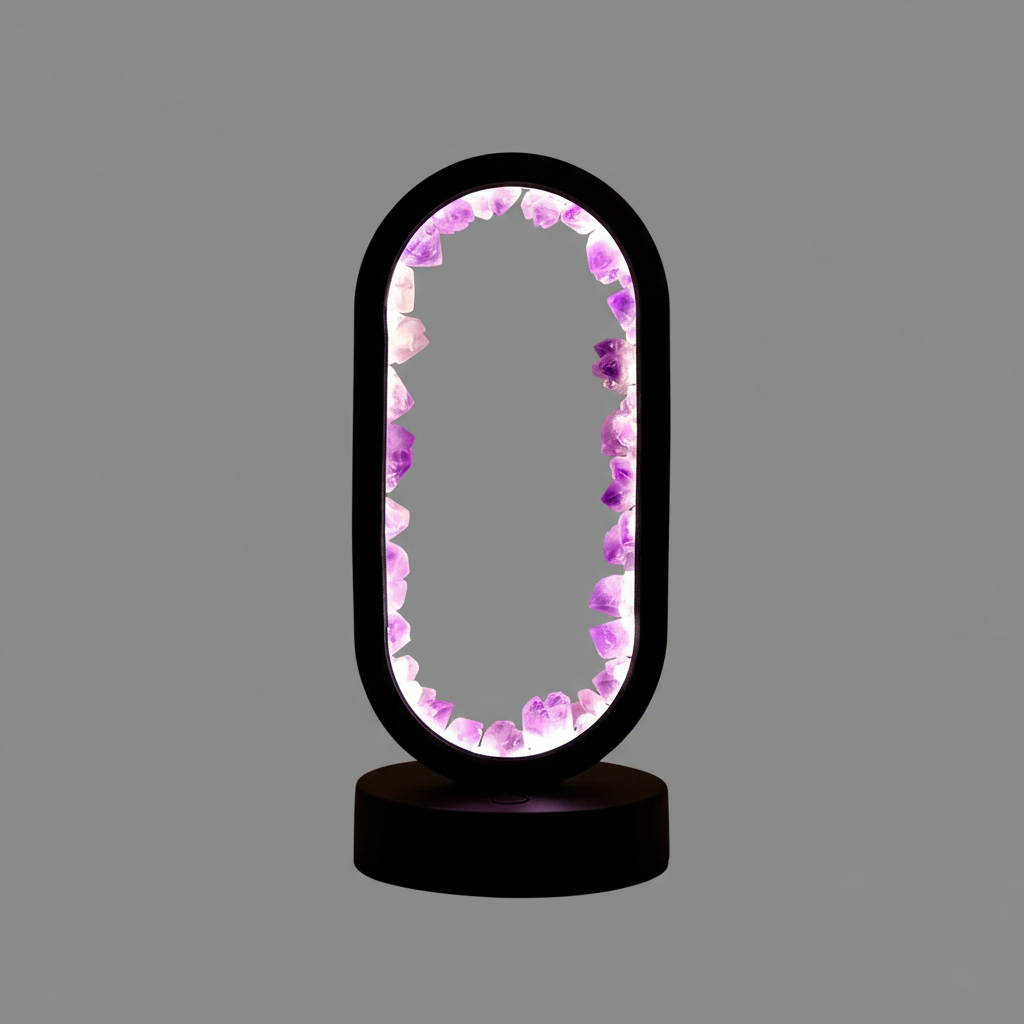 Amethyst Serenity Lamp | Natural Calming Light
