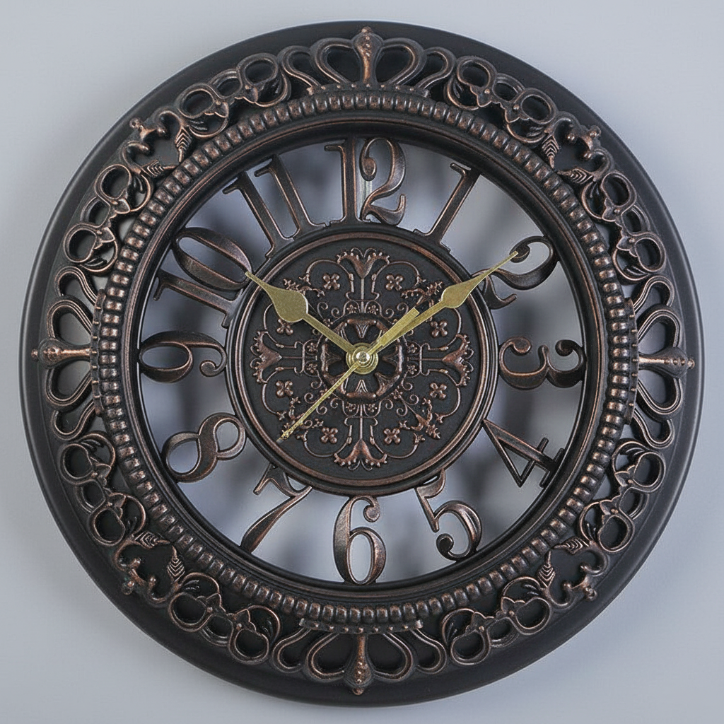 Antique Elegance | Large Wall Clock Decor 40 cm
