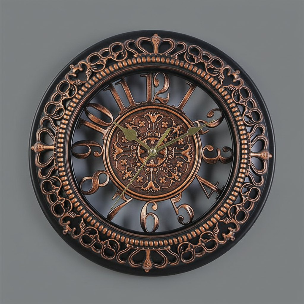 Antique Elegance | Large Wall Clock Decor 40 cm
