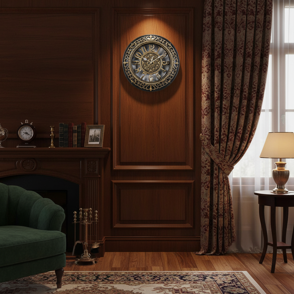 Antique Elegance | Large Wall Clock Decor 40 cm