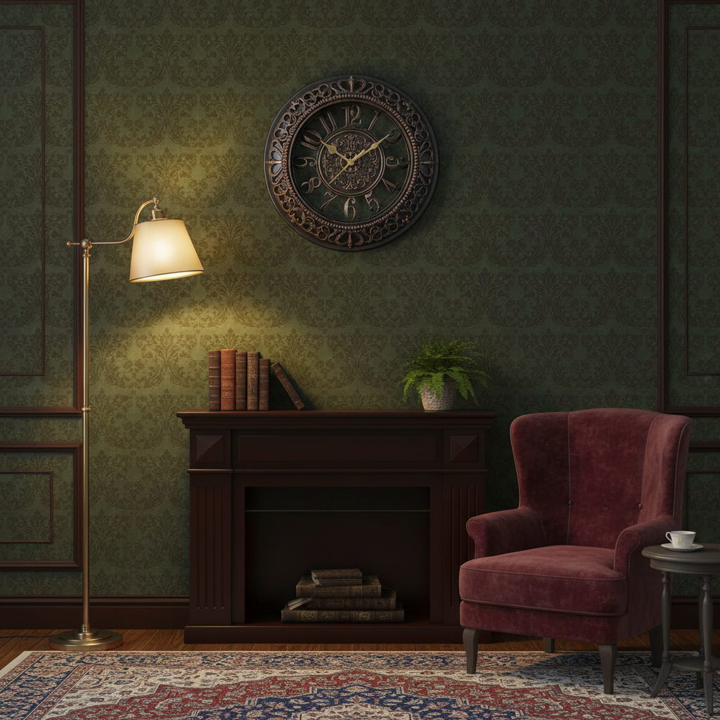 Antique Elegance | Large Wall Clock Decor 40 cm